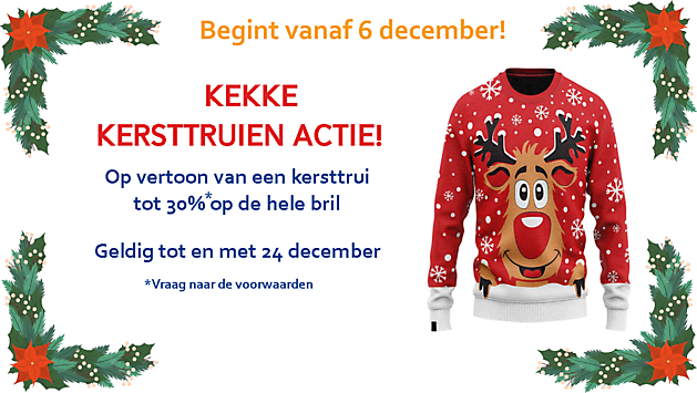 Kekke Kersttruien Actie - Fieret Optiek
